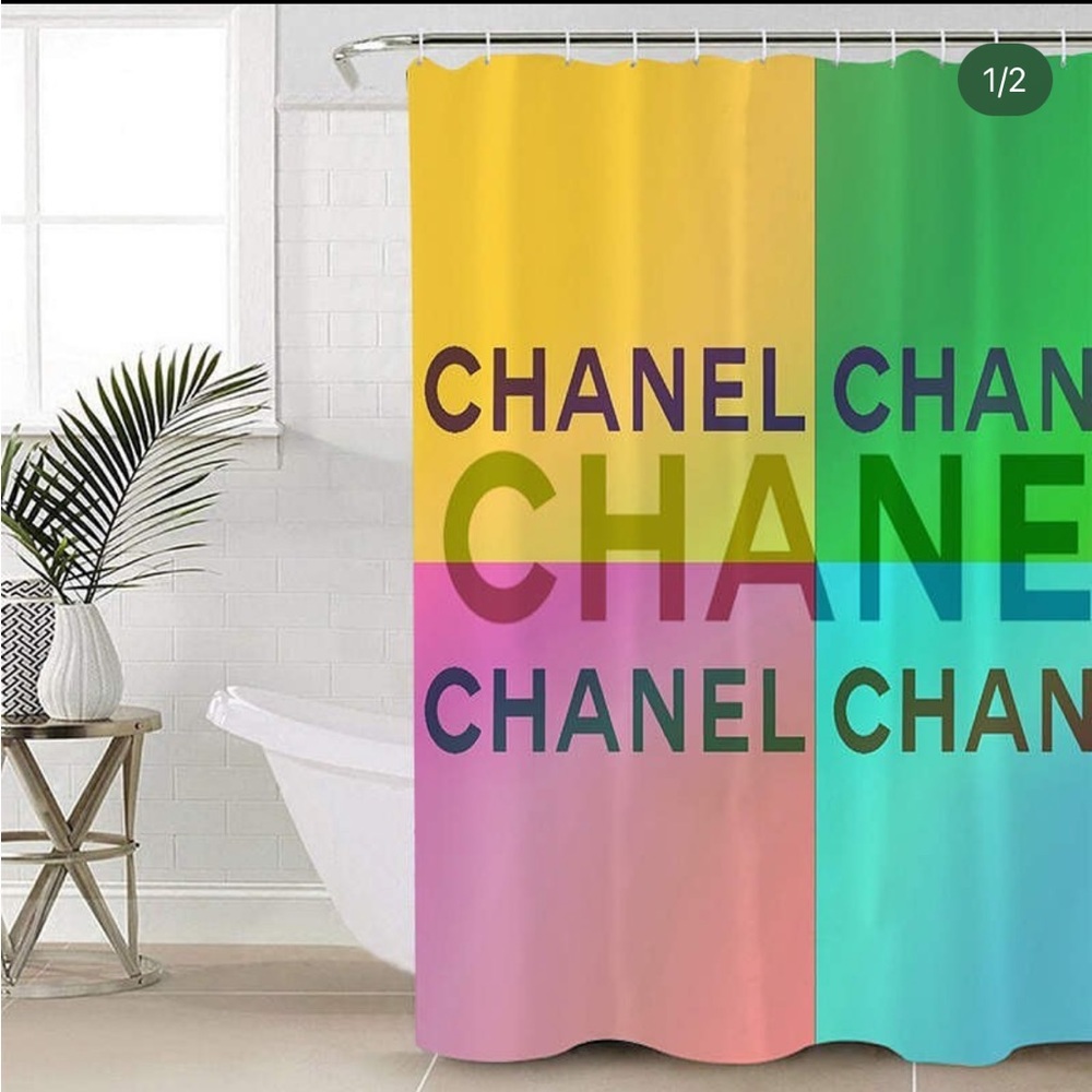 Beautiful spring shower curtain